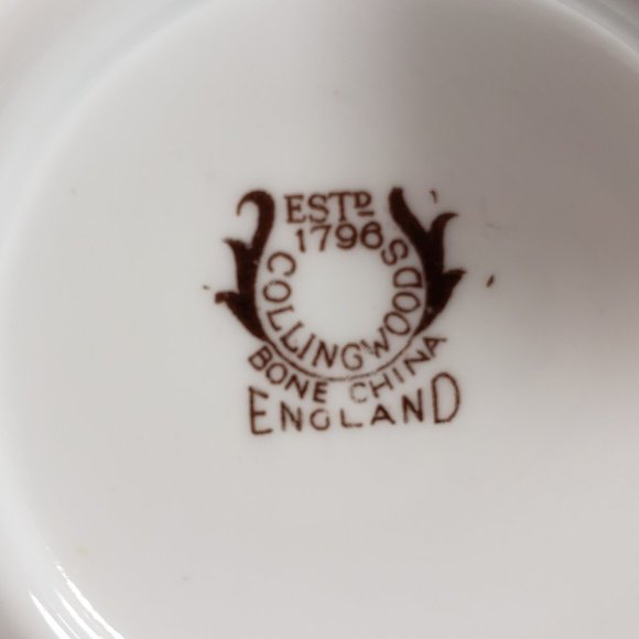 Vintage Collingwoods  English Teacup Cobalt Gold - Picture 7 of 11